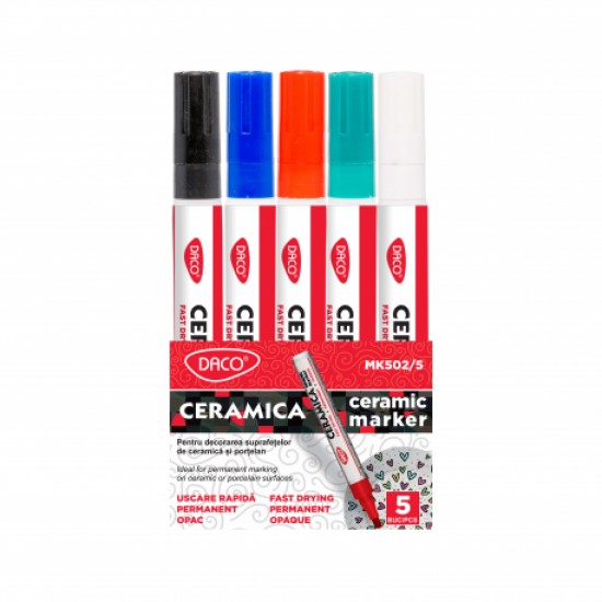 Marker ceramica daco set 5 mk502/5 Marker ceramica daco set 5 mk502/5