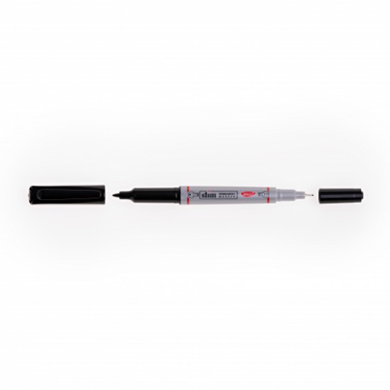 Marker permanent slim daco negru mk131n Marker permanent slim daco negru mk131n