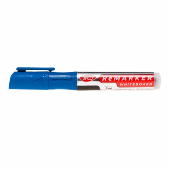Marker tabla magnetica reincarcabil albastru daco mk231 Marker tabla magnetica reincarcabil albastru daco mk231