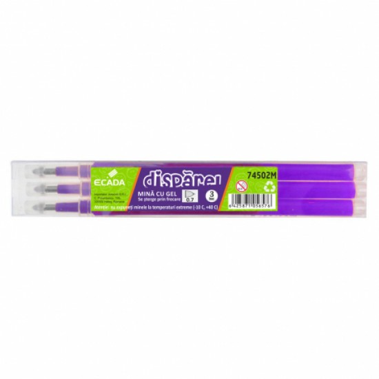 Mina cu gel disparel mov Mina cu gel disparel mov