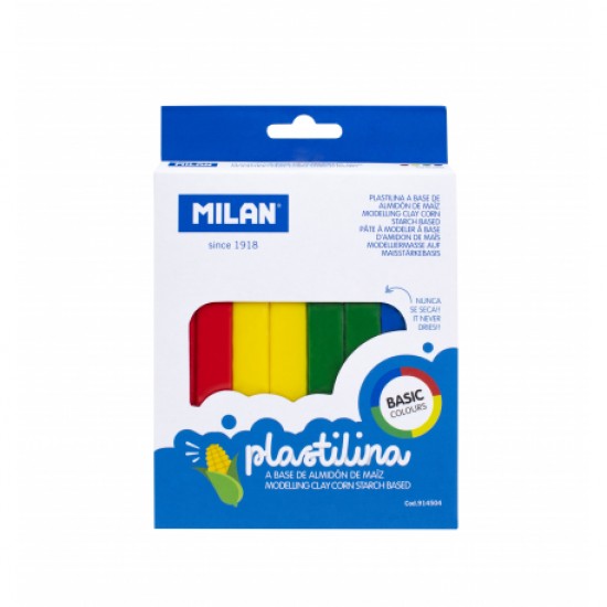 Plastilina 4c 330g milan Plastilina 4c 330g milan