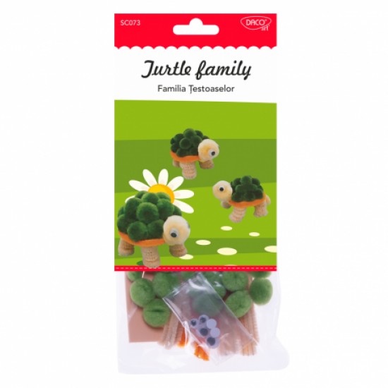 Set creativ - sc073 familia testoaselor daco Set creativ - sc073 familia testoaselor daco