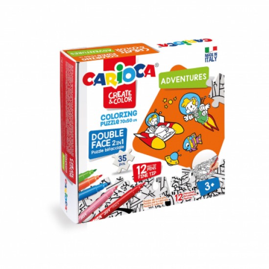 Set puzzle + 12 carioci adventure carioca 43045