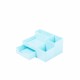 Suport birou 5 compartimente plastic verde turcoaz ecada 95105vt Suport birou 5 compartimente plastic verde turcoaz ecada 95105vt