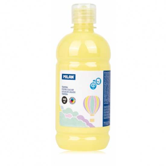 Tempera 500 ml milan galben pastel Tempera 500 ml milan galben pastel