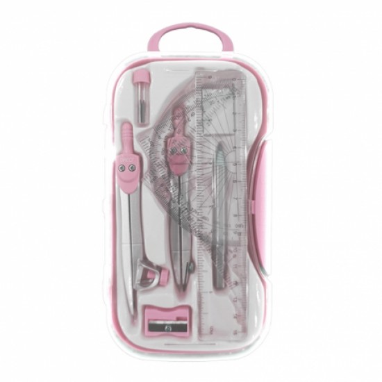 Trusa geometrie plastic pastel daco tg210p Trusa geometrie plastic pastel daco tg210p