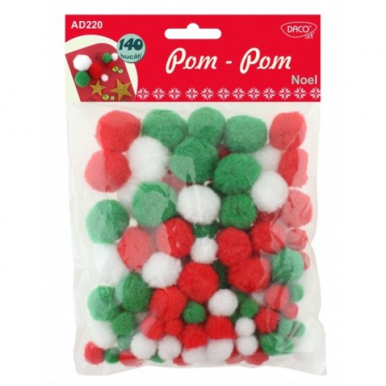 Accesorii craft - ad220 pom pom noel daco Accesorii craft - ad220 pom pom noel daco
