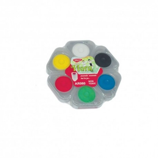 Acuarele 6 culori hora daco ar060 Acuarele 6 culori hora daco ar060