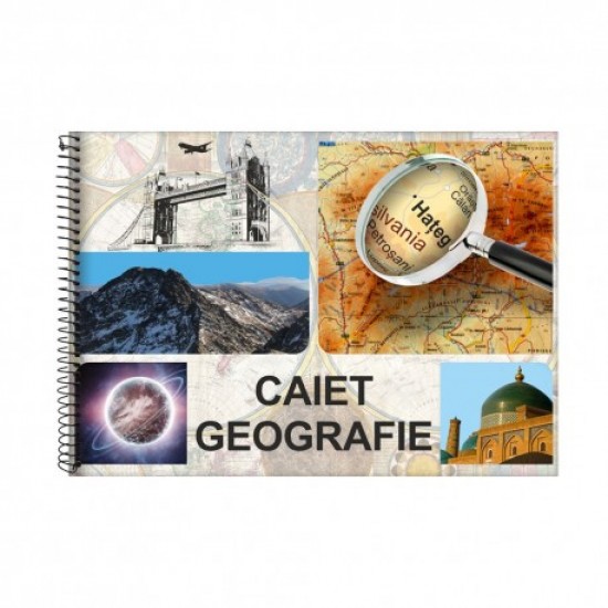 Caiet geografie a4 24 file spira daco