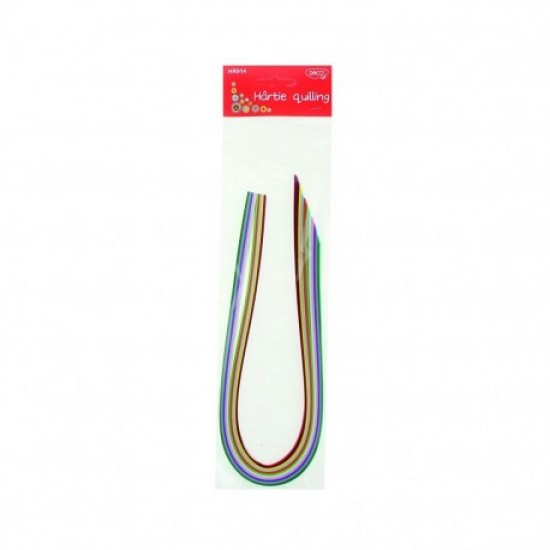 Hartie quilling 50x0.5cm 100/set daco hr914 Hartie quilling 50x0.5cm 100/set daco hr914