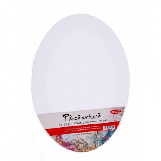 Panza pictura pe sasiu oval 35x50cm daco pzo3550 Panza pictura pe sasiu oval 35x50cm daco pzo3550