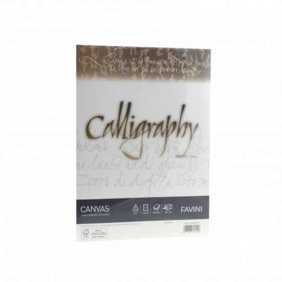 Hartie caligrafica A4, 100g/mp, Favini 50coli, alb canvas Hartie caligrafica A4, 100g/mp, Favini 50coli, alb canvas