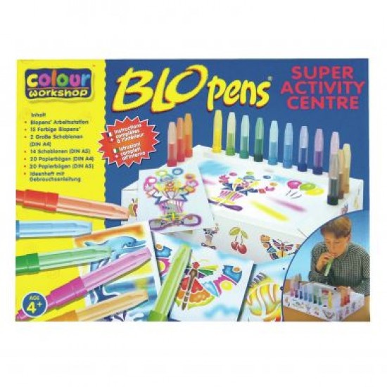 Set AirPens Centropen Super Activity - 16 sabloane + 15 culori Set AirPens Centropen Super Activity - 16 sabloane + 15 culori