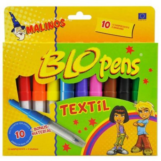 Set AirPensCentropen Textile - 8 sabloane + 10 culori Set AirPensCentropen Textile - 8 sabloane + 10 culori