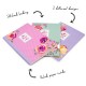 Set 3 caiete Pukka Pad Bloosom dictando, A5, 140 pag, 80g, roz, verde, mov, 8652-BLO Set 3 caiete Pukka Pad Bloosom dictando, A5, 140 pag, 80g, roz, verde, mov, 8652-BLO