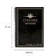 Agenda Pukka Pad Concord A5 cu spirala, 140 pagini, hartie Premium 100 gsm, cu microperforatii, negru 8959-CON