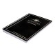 Agenda Pukka Pad Concord A5 cu spirala, 140 pagini, hartie Premium 100 gsm, cu microperforatii, negru 8959-CON