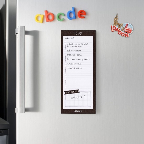 Magnetic To Do List, Pukka Pad 60 file hartie premium 100gsm, dimensiune 9.1 cm X 21.6 cm, Dots 9118-CD Magnetic To Do List, Pukka Pad 60 file hartie premium 100gsm, dimensiune 9.1 cm X 21.6 cm, Dots 9118-CD