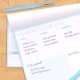Planificator saptamanal, nedatat, 60 pag hartie premium 100gsm, dimensiune 29.5 cm X 21 cm, Sky Blue 9178-CD Planificator saptamanal, nedatat, 60 pag hartie premium 100gsm, dimensiune 29.5 cm X 21 cm, Sky Blue 9178-CD