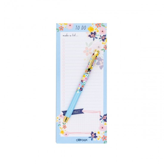 Magnetic To Do List, 60 pag hartie premium 100gsm, dimensiune 9.1 cm X 21.6 cm, Floral 9206-CD Magnetic To Do List, 60 pag hartie premium 100gsm, dimensiune 9.1 cm X 21.6 cm, Floral 9206-CD