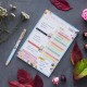 Planificator zilnic Pukka Pad A5, 60 pag,cu organizare zilnica, hartie premium 100gsm, Floral 9207-CD Planificator zilnic Pukka Pad A5, 60 pag,cu organizare zilnica, hartie premium 100gsm, Floral 9207-CD
