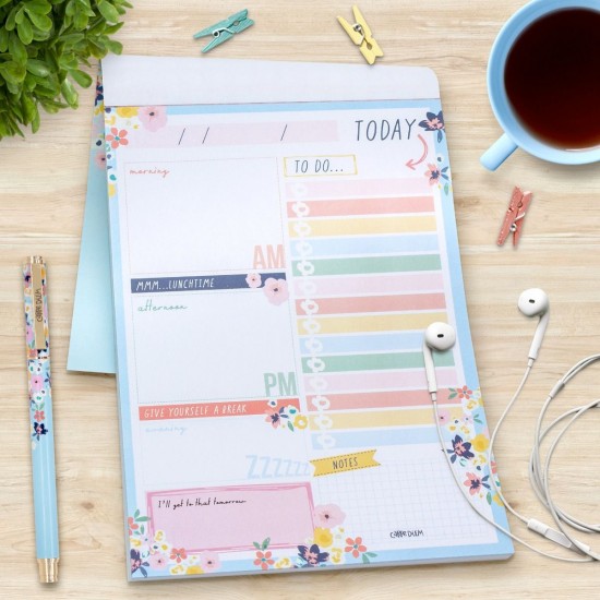 Planificator zilnic Pukka Pad A5, 60 pag,cu organizare zilnica, hartie premium 100gsm, Floral 9207-CD Planificator zilnic Pukka Pad A5, 60 pag,cu organizare zilnica, hartie premium 100gsm, Floral 9207-CD