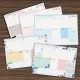 Planner saptamanal, nedatat, 60 file hartie premium 100gsm, dimensiune 29.5 cm X 21 cm Floral 9208-CD