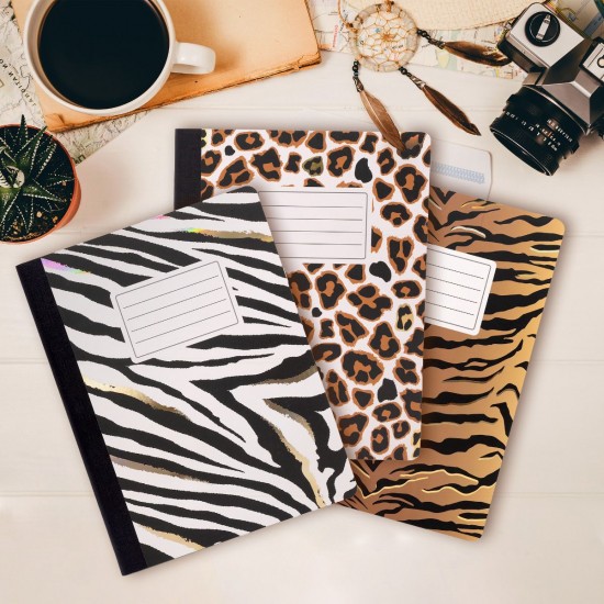 Caiet Pukka Pad Wild Collection, dictando, 24.7cm x 19cm, 140 pag, hartie 80g, Zebra 9534(ZA)-WLD Caiet Pukka Pad Wild Collection, dictando, 24.7cm x 19cm, 140 pag, hartie 80g, Zebra 9534(ZA)-WLD