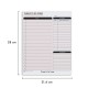 Planificator zilnic, nedatat, 50 pagini, dimensiune 28 cm X 22 cm MU8171