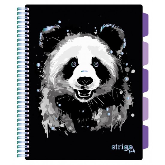 Caiet cu spirala si separatoare, STRIGO PADS Project Book PISICA, A4, Matematica, PADS019 Caiet cu spirala si separatoare, STRIGO PADS Project Book PISICA, A4, Matematica, PADS019