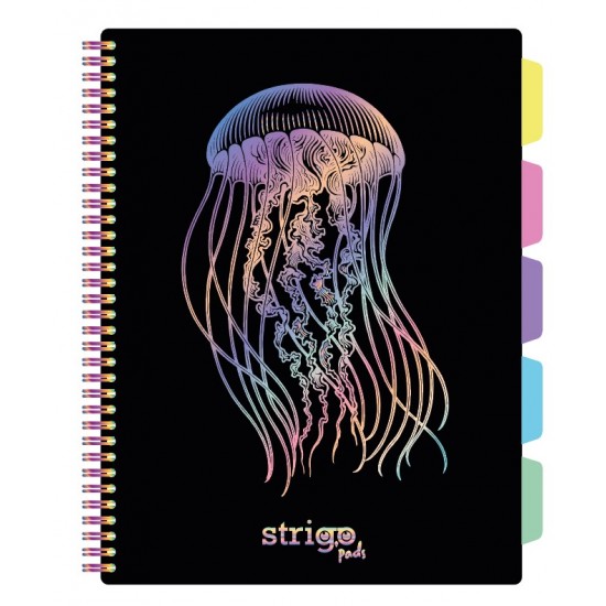 Caiet cu spirala si separatoare, STRIGO PADS Project Book CARACATITA, A4, Matematica, PADS048 Caiet cu spirala si separatoare, STRIGO PADS Project Book CARACATITA, A4, Matematica, PADS048