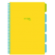Caiet cu spirala si separatoare, STRIGO PADS Project Book Neon, A4, Dictando, PADS081 Caiet cu spirala si separatoare, STRIGO PADS Project Book Neon, A4, Dictando, PADS081