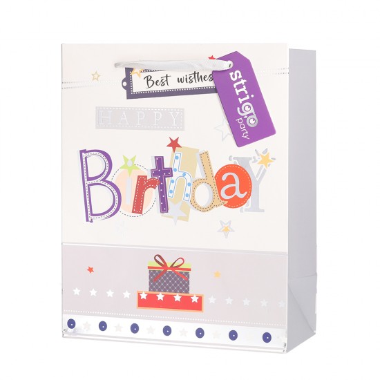 Set 4 pungi hartie 18x23(h)x10cm 210 gsm. PART001 Set 4 pungi hartie 18x23(h)x10cm 210 gsm. PART001