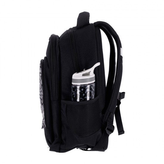 Ghiozdan Strigo Misty+ Black Wild PL002, 24L, 39X27X18cm