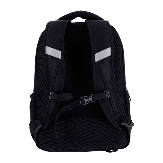Ghiozdan Strigo Misty+ Black Wild PL002, 24L, 39X27X18cm