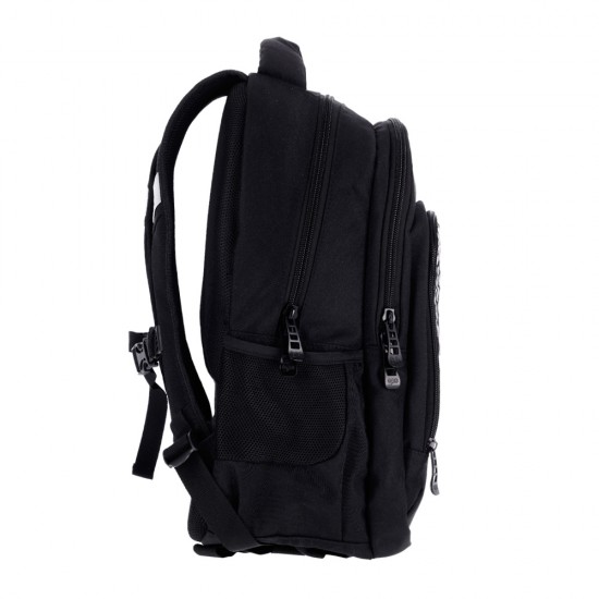 Ghiozdan Strigo Misty+ Black Wild PL002, 24L, 39X27X18cm