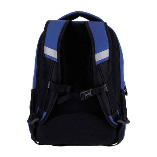Ghiozdan Strigo Misty+ Navy Blue Skate PL003, 24L, 39X27X18cm