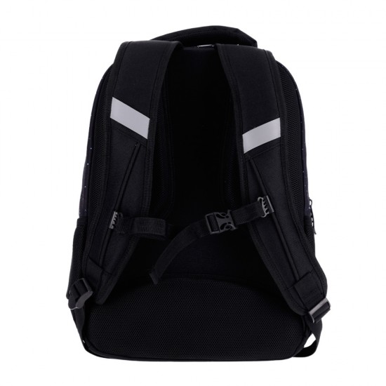 Ghiozdan Strigo Misty+ Black Cosmos PL006, 24L, 39X27X18cm