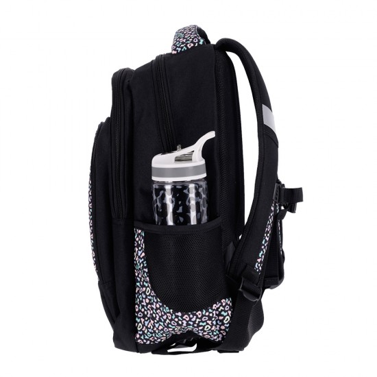 Ghiozdan Strigo Misty+ Black Pastel PL007, 24L, 39X27X18cm