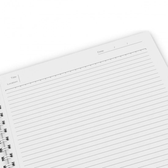 Agenda Pukka Pad A4 dictando, 160 pag, hartie 90 g, harta, suport business carduri, separator plic, coperti PP SBMETA4160