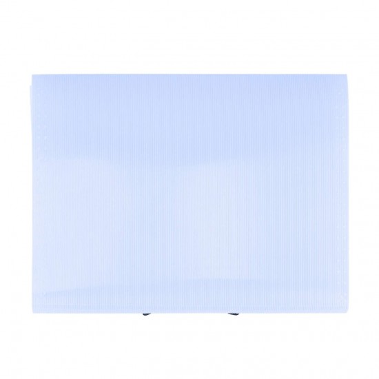 Mapa Strigo PP, A4, 13 compartimente, inchidere cu elastic, clips metalic, albastru SF049