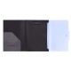Mapa Strigo PP, A4, 13 compartimente, inchidere cu elastic, clips metalic, albastru SF049