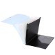 Mapa Strigo PP, A4, 13 compartimente, inchidere cu elastic, clips metalic, albastru SF049