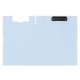 Clipboard Strigo vertical A4, suport stilou, albastru deschis SF061