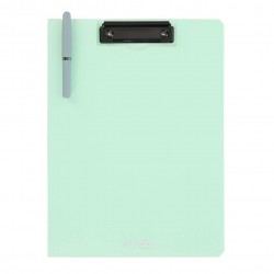 Clipboard Strigo vertical A4, suport stilou, menta SF063 Clipboard Strigo vertical A4, suport stilou, menta SF063