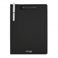 Clipboard Strigo vertical A4, suport stilou, negru SF064 Clipboard Strigo vertical A4, suport stilou, negru SF064
