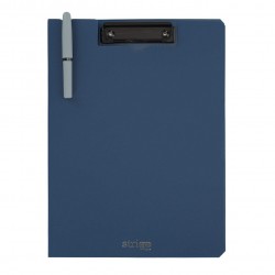 Clipboard Strigo vertical A4, suport stilou, albastru marin SF066 Clipboard Strigo vertical A4, suport stilou, albastru marin SF066