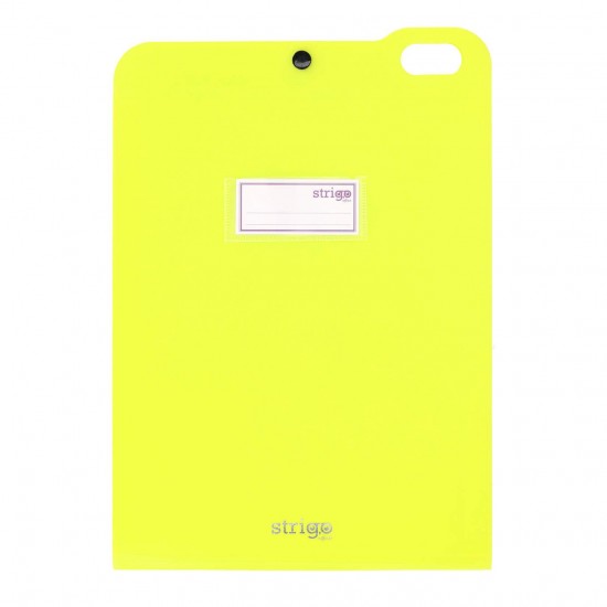 Organizator Strigo, PP, A4, vertical, 5 separatoare, inchidere capsa, verde neon SF069 Organizator Strigo, PP, A4, vertical, 5 separatoare, inchidere capsa, verde neon SF069