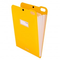 Organizator Strigo, PP, A4, vertical, 5 separatoare, inchidere capsa, portocaliu neon SF070 Organizator Strigo, PP, A4, vertical, 5 separatoare, inchidere capsa, portocaliu neon SF070