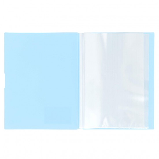 Mapa Strigo, PP, A4, 20 folii protectie, albastru SF080